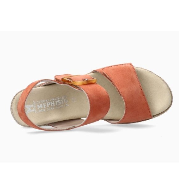 🎁 Mephisto Giulia Dual Strap Velcro Wedge Sandal - Picture 3 of 8